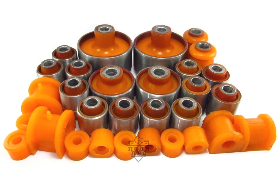 Mitsubishi Lancer IX. Polyurethane front and rear suspension from PoliPro