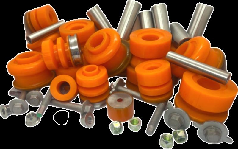 Audi 100. Polyurethane suspension. This range is only available from PolyPro