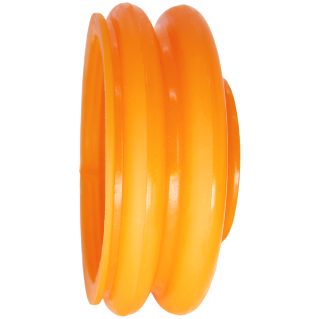 Поліуретановий пильник шарової опори під пружинне кільце d20*D46, L25 двохступеневий