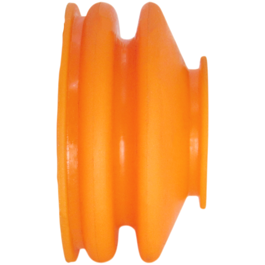 Поліуретановий пильник шарової опори під пружинне кільце d21*D37, L22 двохступеневий