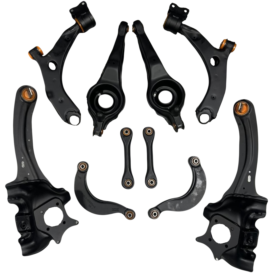 Підвіска автомобіля Mazda 3 2003-2009 Послуга з піскостуйного очищення, покриття фарбою та перепресування сайлентблока (Сайлентблоки в ціну не входять)