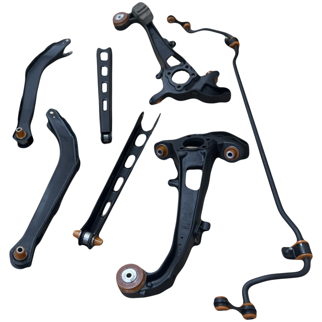 Задня підвіска Saab 9-5 B 1997-2010 Послуга з піскостуйного очищення, покриття фарбою та перепресування сайлентблоків (Сайлентблоки в ціну не входять)