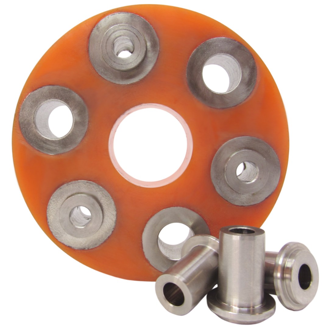 Поліуретанова еластична муфта карданного валу, задня Volkswagen T4 1990-2003 БЕЗ КРОНШТЕЙНУ