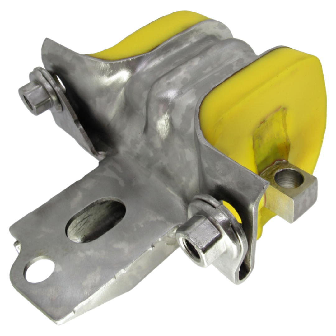 Поліуретанова подушка двигуна ліва Volkswagen Fox 2003-2014 1.2-2.0L Цільнолита HARDNESS