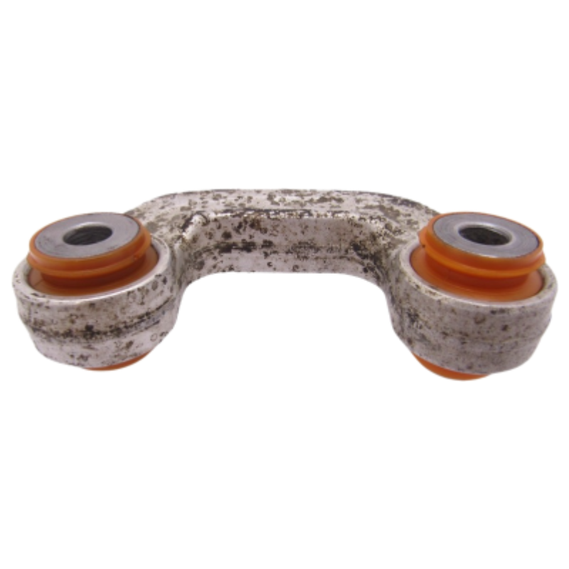 Поліуретанова стійка переднього стабілізатора Audi A4 2000-2004 ліва PP-0770af Послуга з перепресування сайлентблоків (Сайлентблоки в ціну не входять)