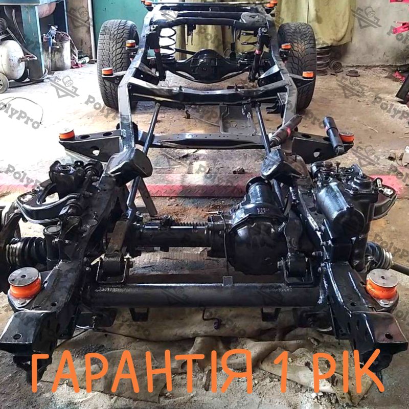 Подушки рами Mitsubishi Pajero Sport 1996-2008 Послуга з перепресування сайлентблоків (Сайлентблоки в ціну не входять)