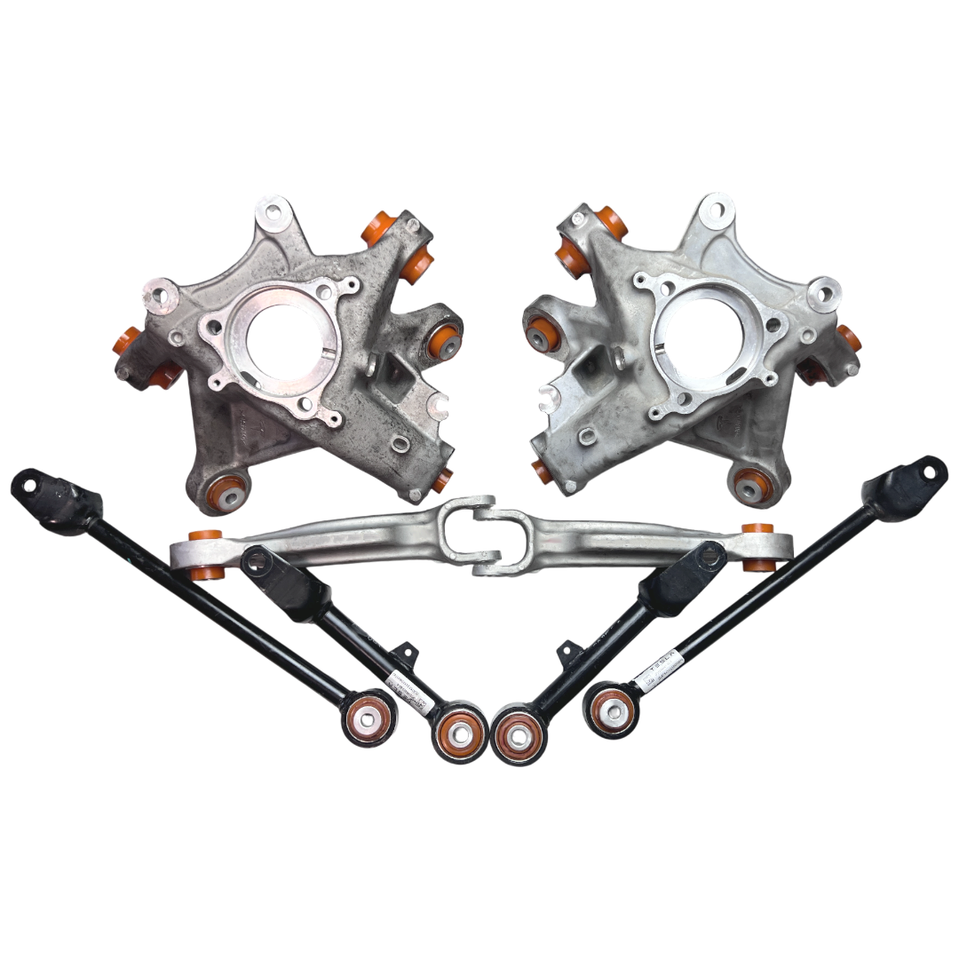 Задня підвіска автомобіля Tesla Model Y 2020- Послуга з перепресування сайлентблоків (Сайлентблоки в ціну не входять)