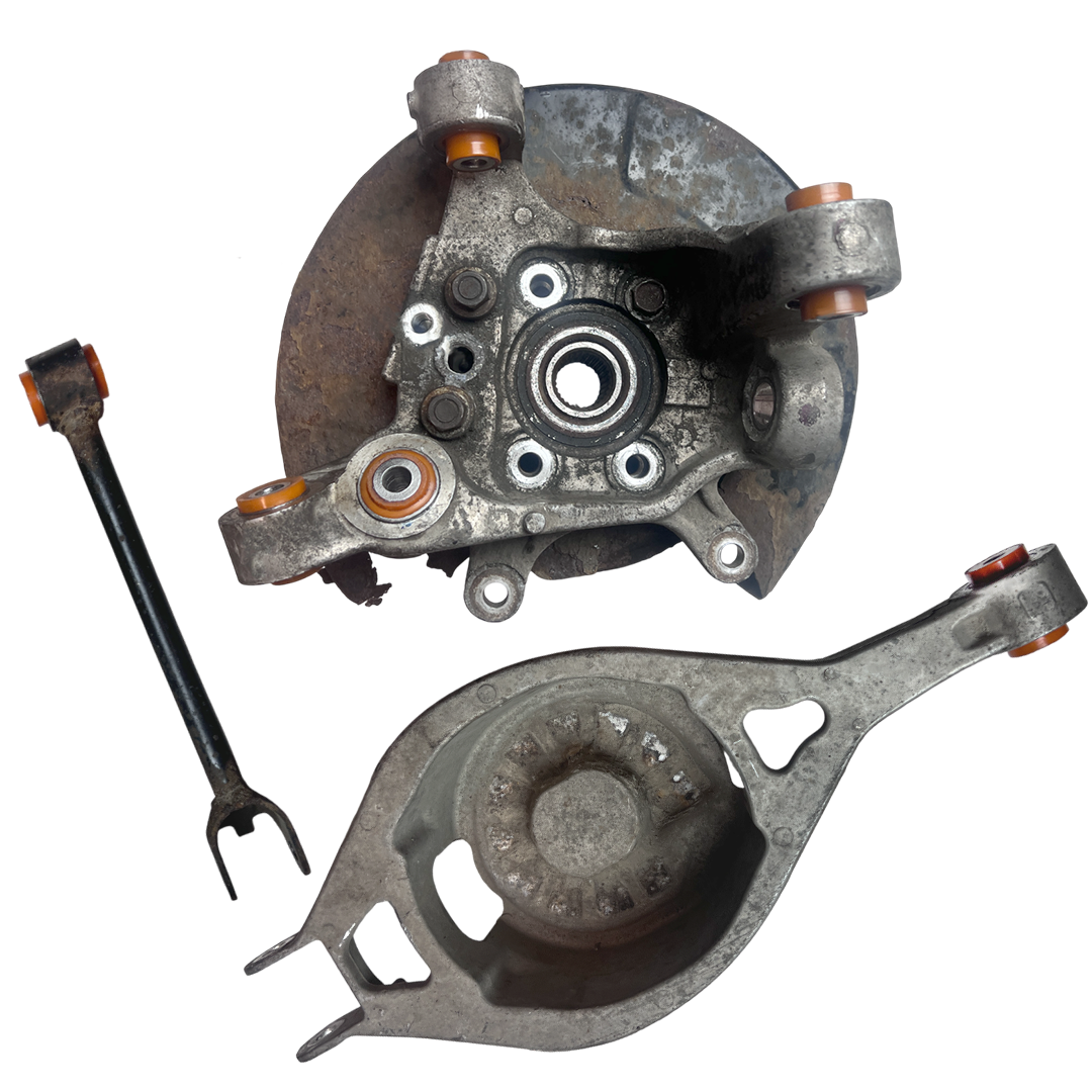 Задня підвіска автомобіля Nissan 350Z 2002-2008 Послуга з перепресування сайлентблоків (Сайлентблоки в ціну не входять)