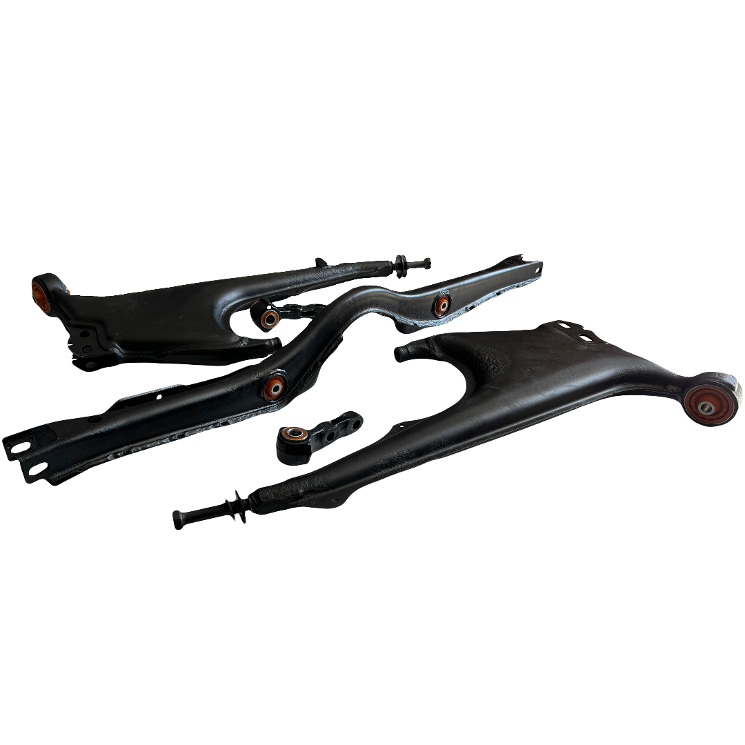 Задня підвіска автомобіля Audi 200 1983-1991 Послуга з піскостуйного очищення, покриття фарбою та перепресування сайлентблока (Сайлентблоки в ціну не входять)