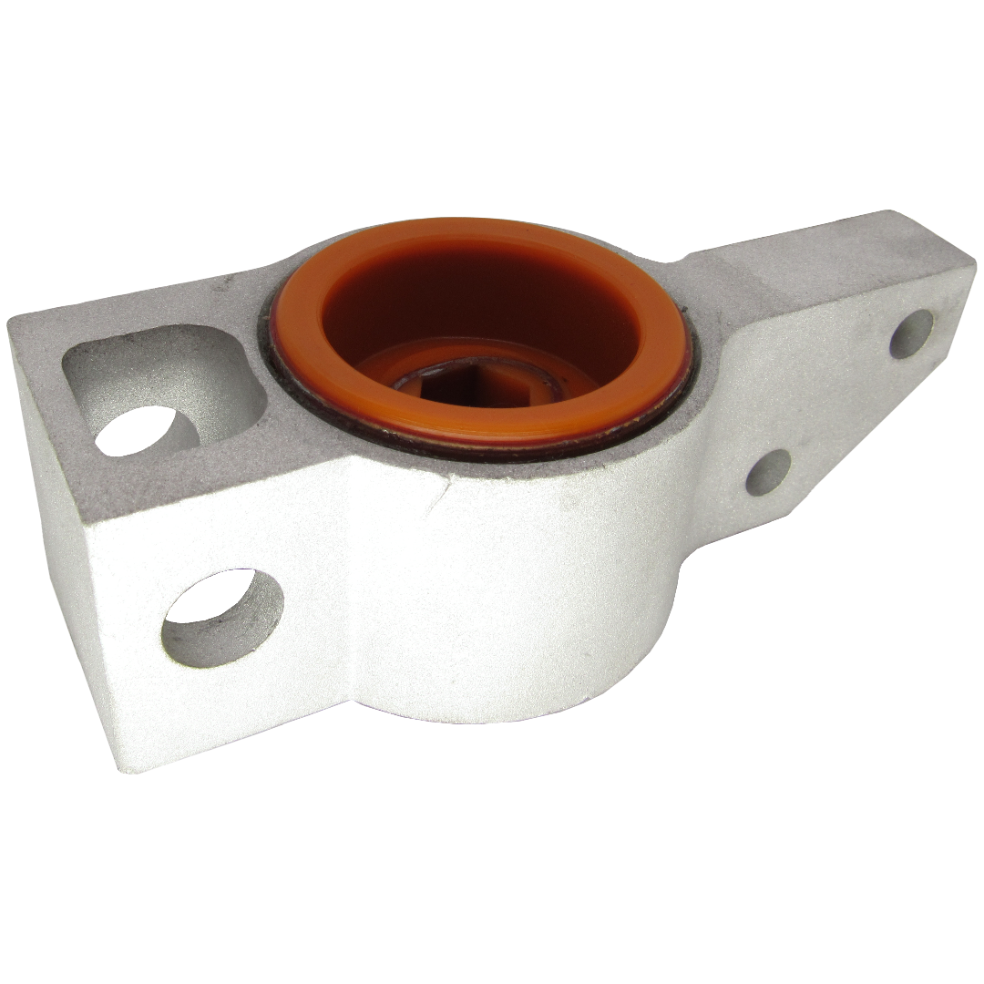 Поліуретановий сайлентблок переднього важеля задній Volkswagen Beetle 2011-2019 правий В КРОНШТЕЙНІ Цільнолитий