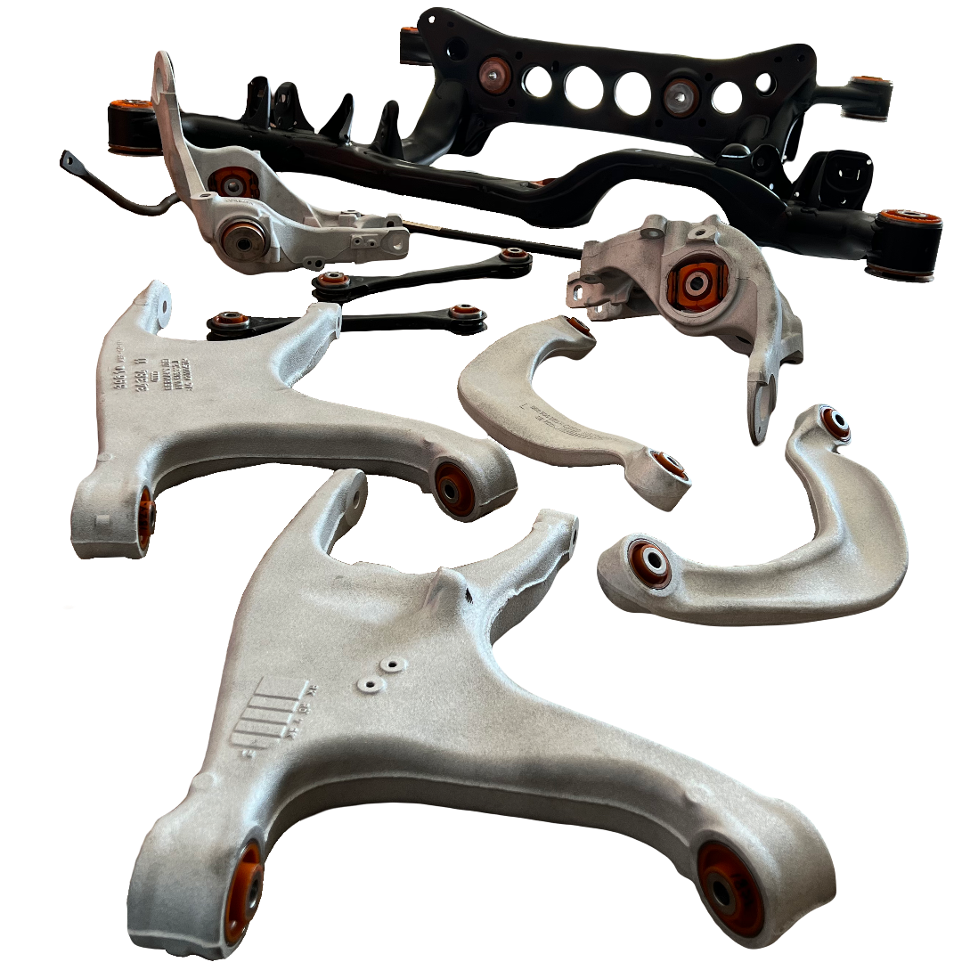 Задня підвіска автомобіля Audi A4 2007-2015 Послуга з піскостуйного очищення, покриття фарбою та перепресування сайлентблока