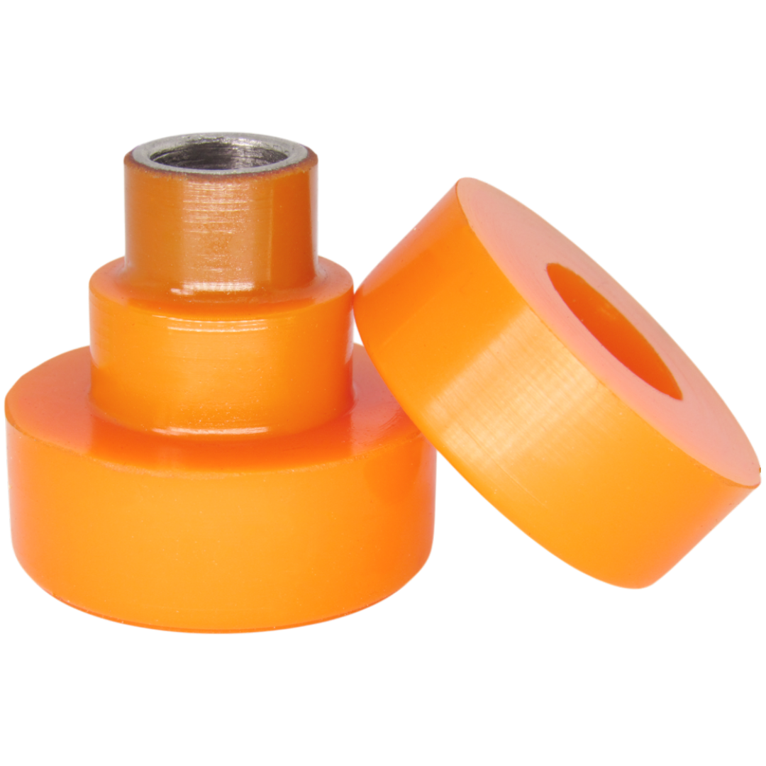 Поліуретанове антивібраційне кріплення статичних та мобільних пристроїв, таких як: насоси, компресори, генератори, електронне обладнання, системи опалення, вентиляції та кондиціонування повітря, двигуни внутрішнього згоряння, трансмісії, кабіни установок,