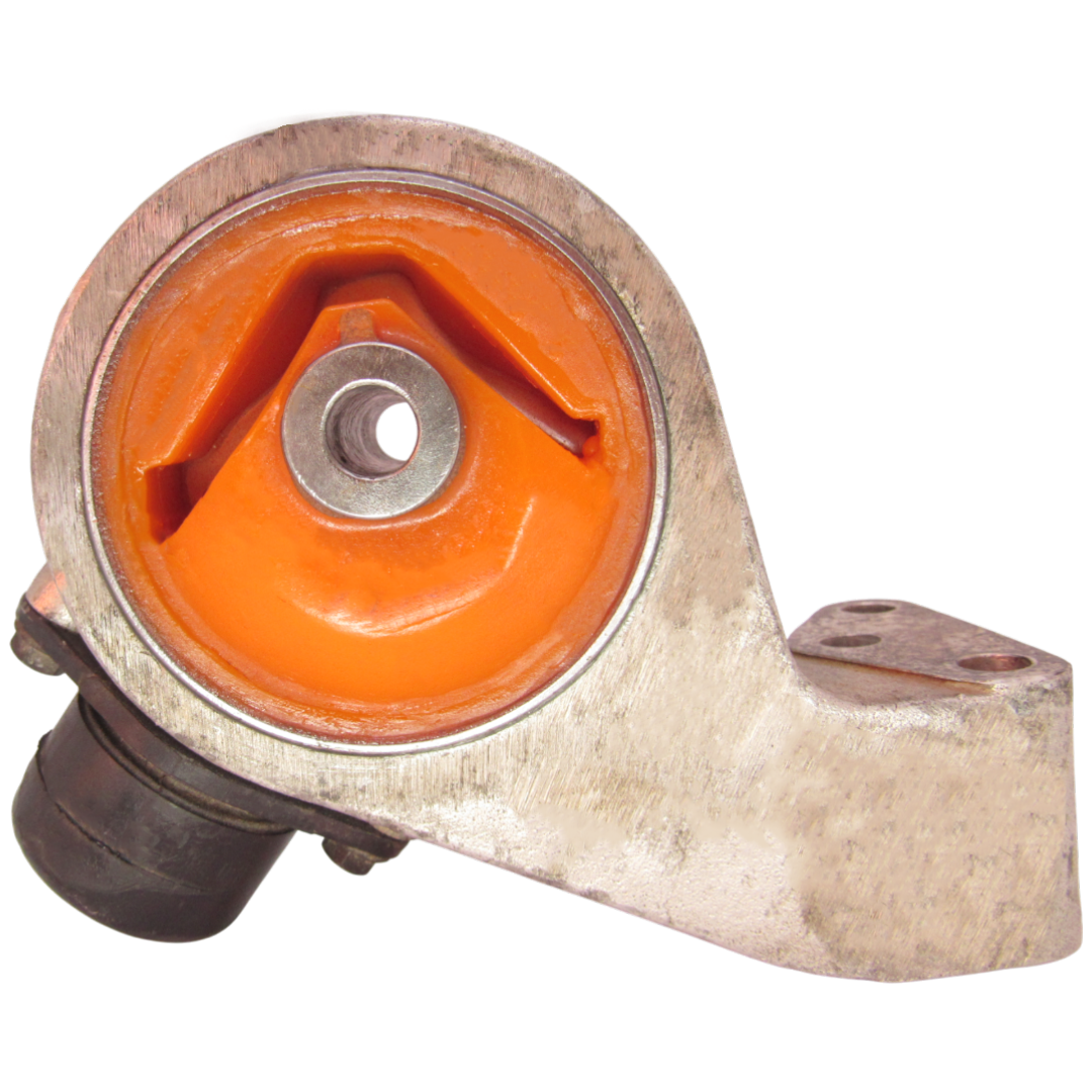 Поліуретанова подушка двигуна права Mitsubishi Space Star 1998-2004 з боку є кріплення