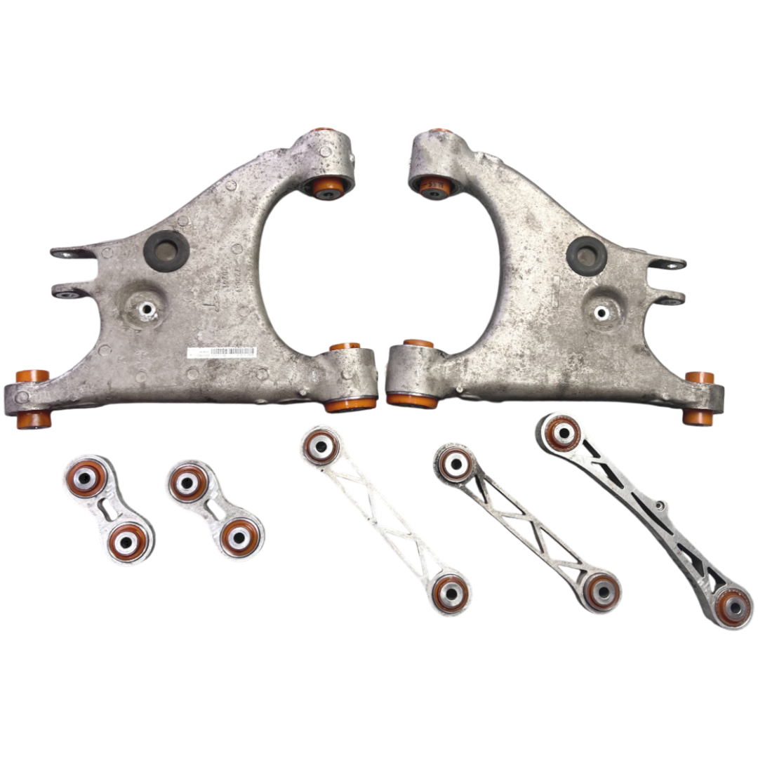 Задня підвіска автомобіля Tesla Model S 2012- Послуга з перепресування сайлентблоків (Сайлентблоки в ціну не входять)