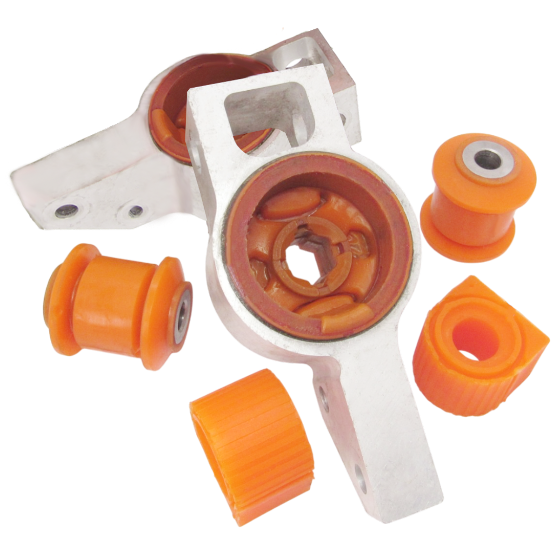 Поліуретановий комплект передньої підвіски Volkswagen Scirocco 2008- ЗАДНІ САЙЛЕНТБЛОКИ В КРОНШТЕЙНІ