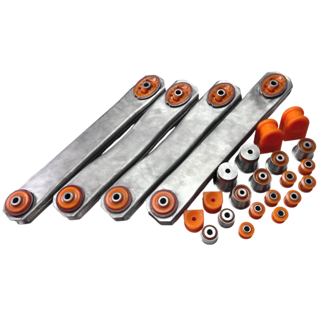 Поліуретановий комплект передньої та задньої підвіски Jeep Grand Cherokee 1998-2004 ПОВЗДОВЖНІ НИЖНІ ВАЖЕЛІ ВЗБОРІ