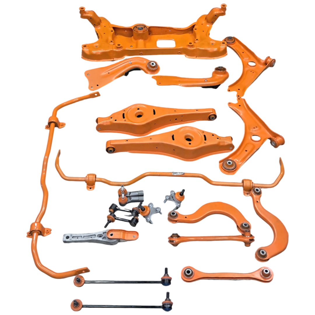 Подвеска автомобиля Skoda Yeti 2009-2017 Услуга по пескоструйной очистке, покраске краской и перепресовке сайлентблока (Сайлентблоки в цену не входят)