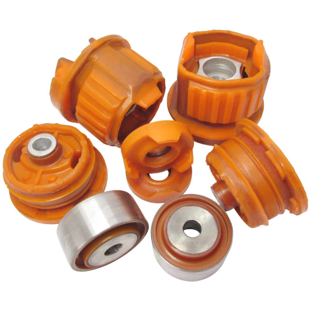 Поліуретановий комплект сайлентблоків заднього підрамника Mercedes-Benz 210 1995-2002