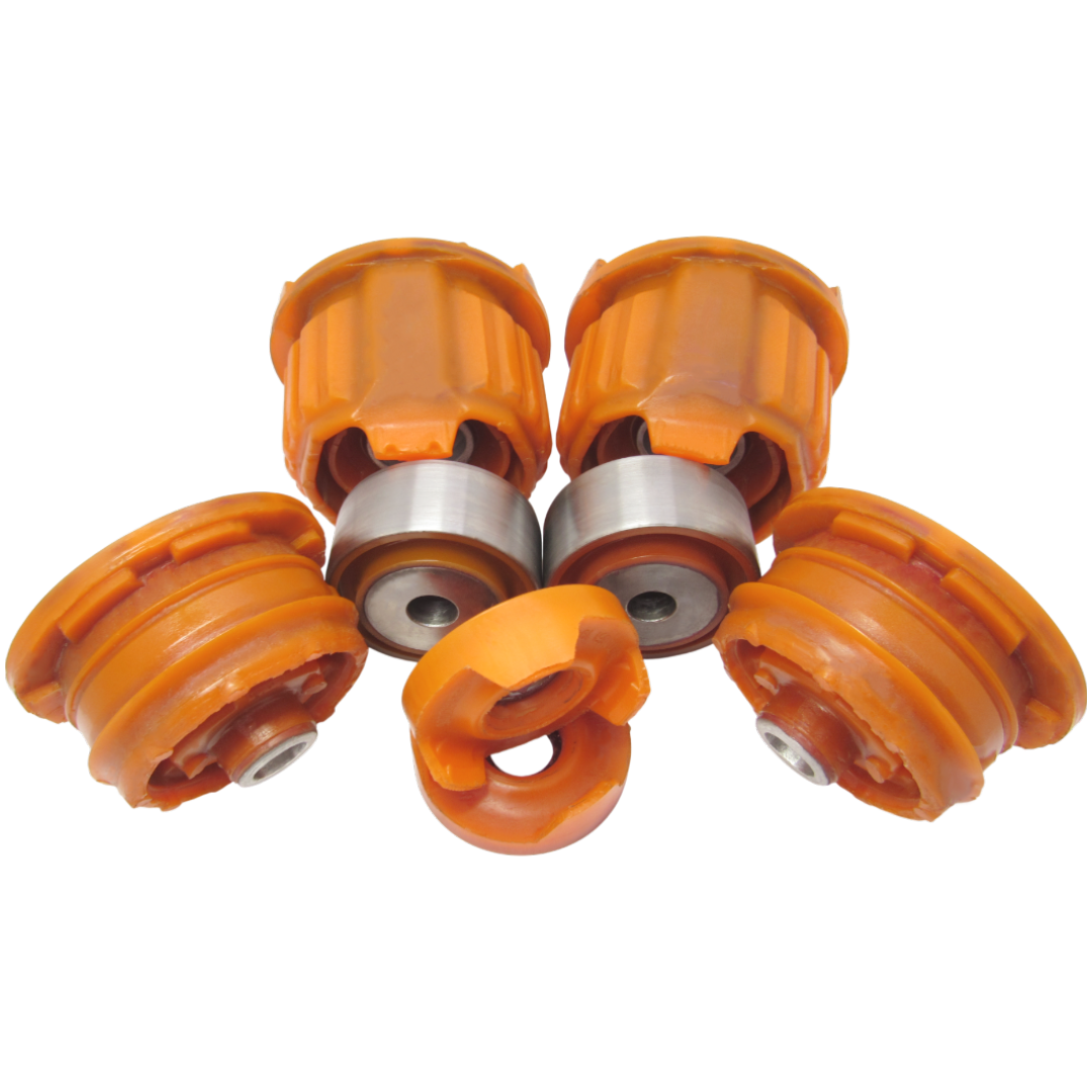 Поліуретановий комплект сайлентблоків заднього підрамника Mercedes-Benz 210 1995-2002