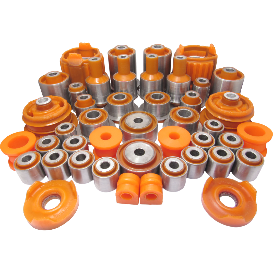 Поліуретановий комплект передньої та задньої підвіски Mercedes-Benz W210 1995-2002 4 MATIC