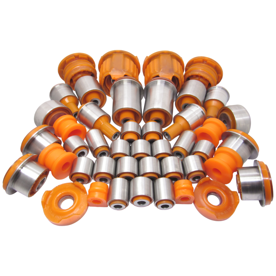 Поліуретановий комплект передньої та задньої підвіски Mercedes-Benz W210 1995-2002 4 MATIC